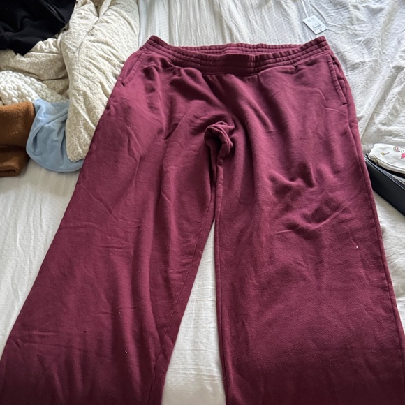 Hollister Burgundy Track Pants & Joggers - Picture 7 of 7
